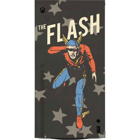 DC Comics The Flash Retro Action Pose XBox Series X Digital Edition Console Skin